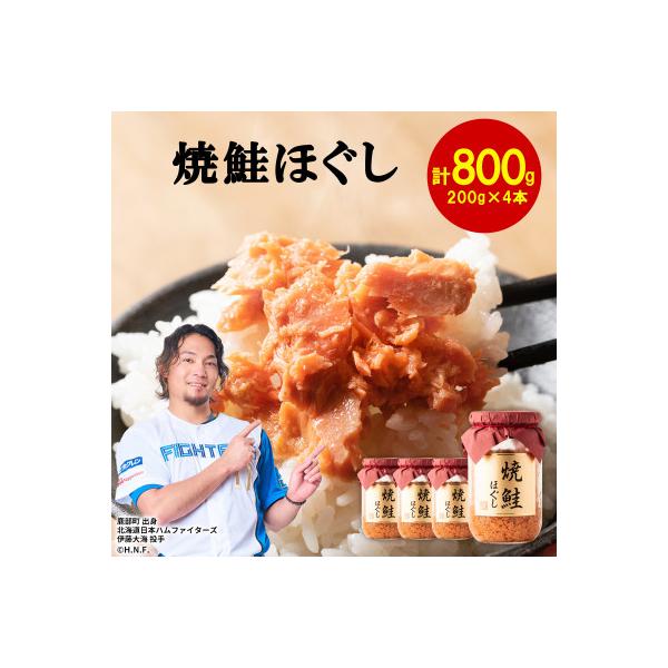 鮭フレーク(焼鮭ほぐし) 200g×4本(計800g) SS05-4S