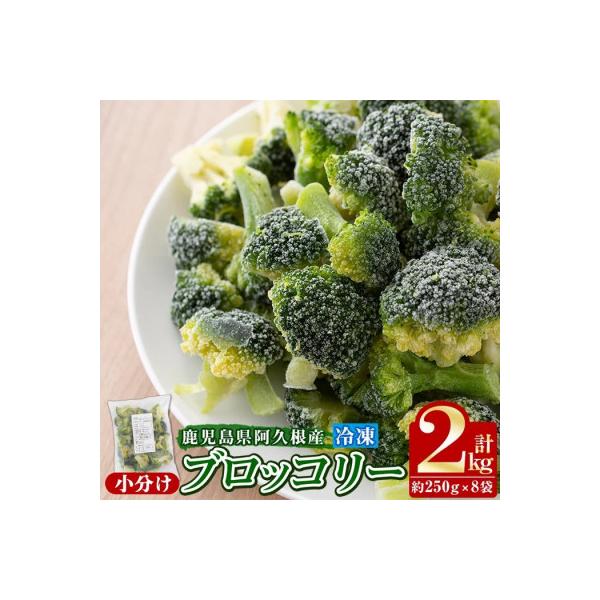 《先行予約受付中!2025年12月より順次発送》鹿児島県産 冷凍ブロッコリー 計2kg