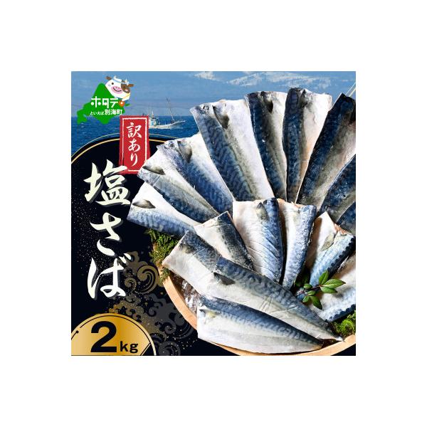 訳あり 北海道産 塩サバ 2kg 小分け 無添加・国産サバフィレ ホイル焼きが美味しい天然鯖