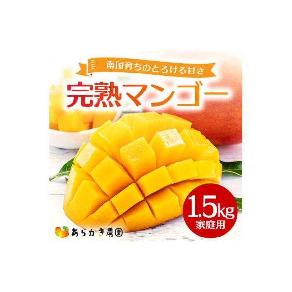 【2026年発送】糸満市産 あらかき農園 家庭用 マンゴー 1.5kg 完熟 アーウィンマンゴー