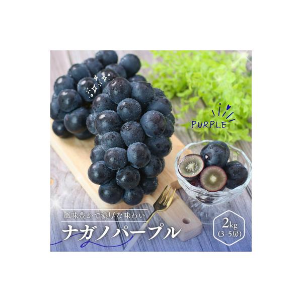 ぶどう ナガノパープル(長野県産秀品)2kg【2026年8月下旬～10月上旬頃発送予定】