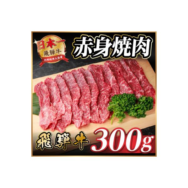 飛騨牛 赤身(焼肉・BBQ用) 約300g【冷蔵便】A4～A5等級 黒毛和牛