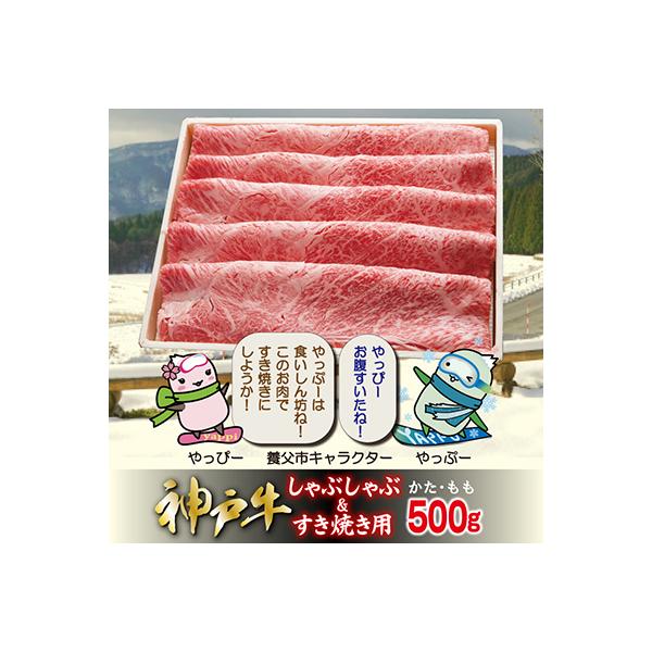 神戸牛 しゃぶしゃぶ & すき焼き用  計500g YBS2