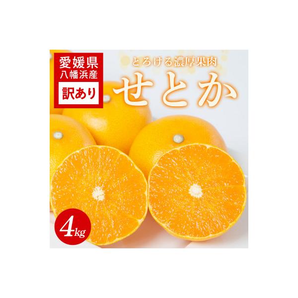 【訳あり】せとか 4kg 愛媛県 八幡浜産市 西宇和地区 柑橘の女王【C25-328】