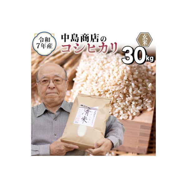 【玄米】令和7年産 茨城県産 お米 こしひかり 30kg