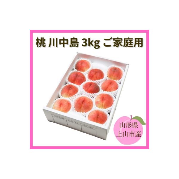 桃(川中島)3kg　ご家庭用　0055-2604