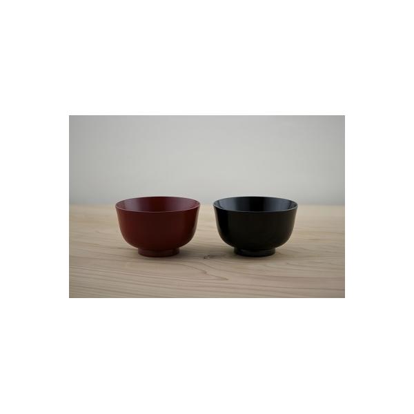 川連漆器　夫婦小町椀[H6002]