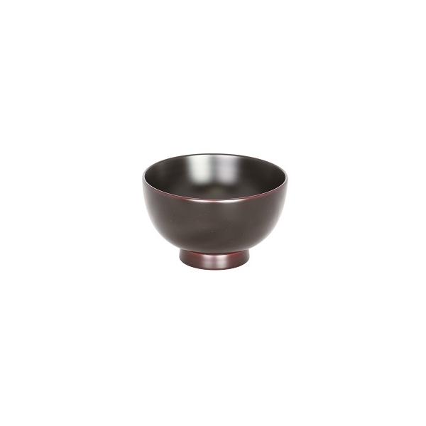 川連漆器　背高椀　溜内黒[B5801]