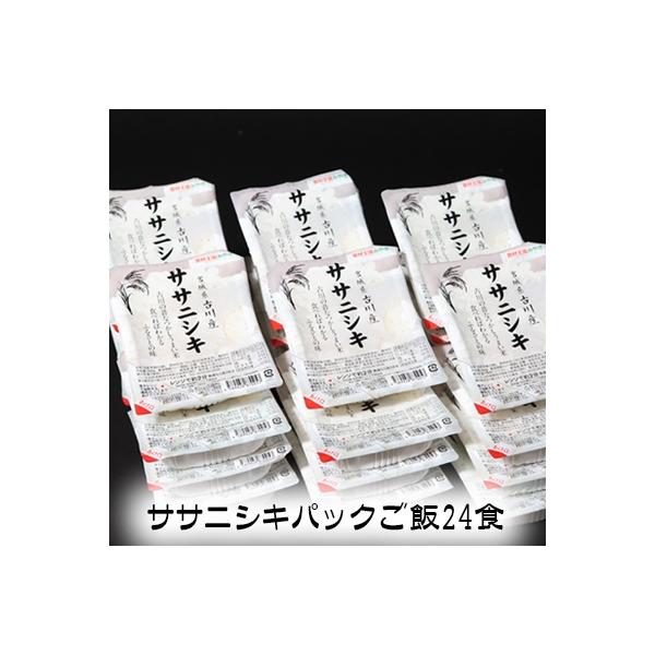 ササニシキ パックご飯 150g×24食 ご飯 パックライス 米 お手軽 防災 kc001-24s