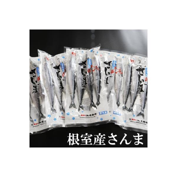 【北海道根室産】冷凍生さんま40尾(4尾×10P) B-32021