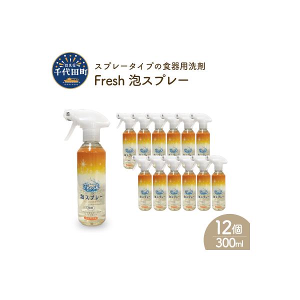 食器用洗剤 Fresh泡スプレー 本体 〈マルフクケミファ〉 ch024-010t020