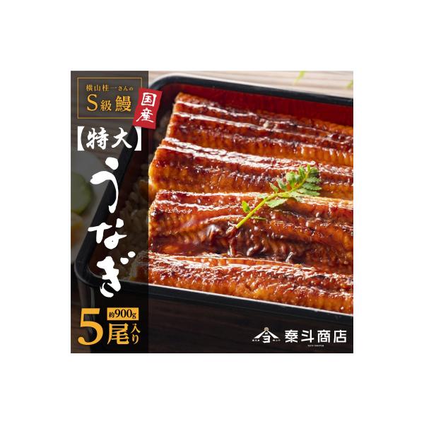 横山桂一さんのS級鰻 特大サイズ5尾(計900g以上)