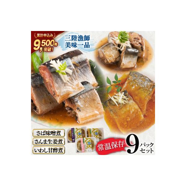 三陸漁師美味一品 3種×3P 計9P さんま さば いわし[20563350]