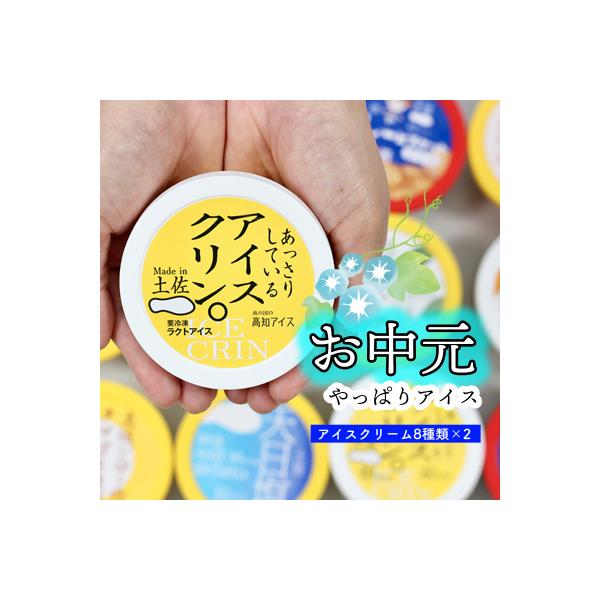 ★お中元★高知アイスの「アイスクリーム」　16個セット(8種類×2個)