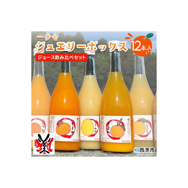 <一歩会 ジュエリーボックス ジュース飲み比べセット 720ml×12本入り