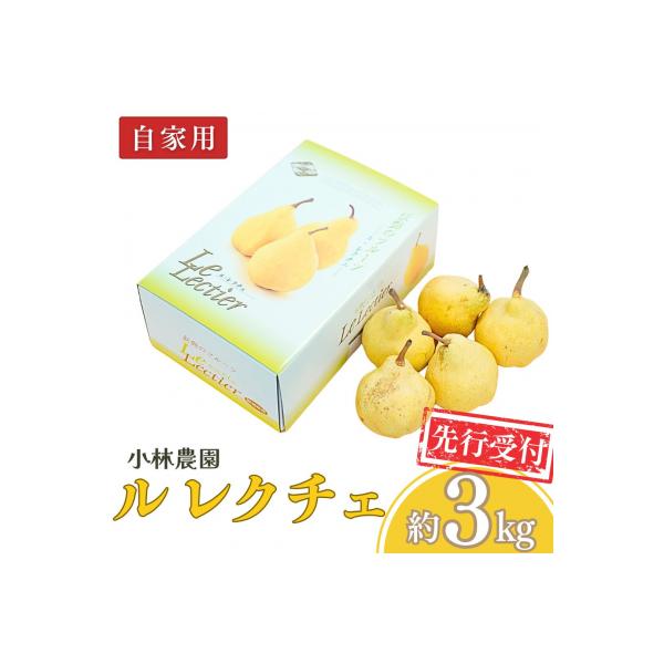 先行受付 ル レクチェ 自家用 約3kg [11月下旬から発送予定] 2026年産【010P076】