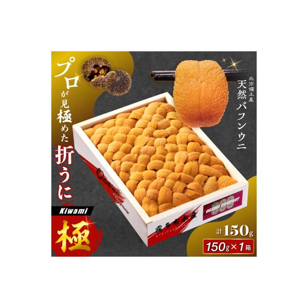 高級折ウニ【極】150g　プロが見極める絶好のうにをご提供!_H0014-110