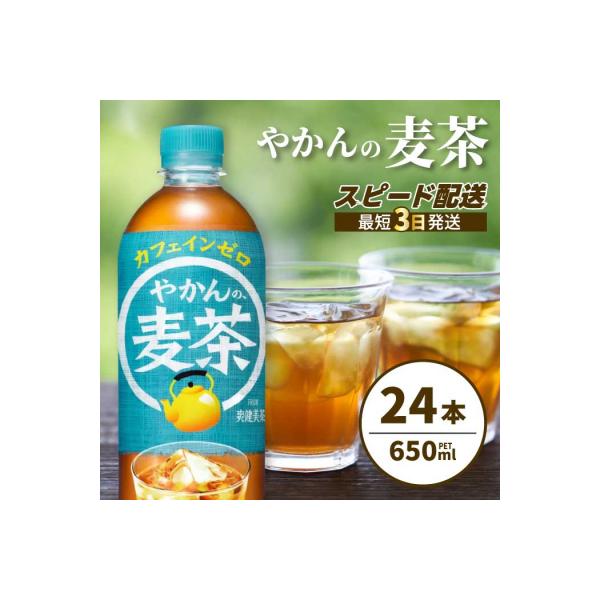やかんの麦茶 from 爽健美茶 PET 650ml×24本(1ケース) [014-005]