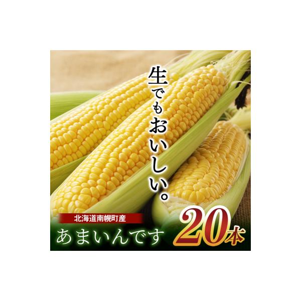 ■お礼品詳細　・内容量：あまいんです：20本　・賞味期限：発送日から5日程度 ※生ものですので、お早めにお召し上がり下さい。　・保存方法：要冷蔵　・生産：南幌町 明るい農村ネットワーク　・配送種別：冷蔵便　・提供元：　南幌町■お申し込み・配...