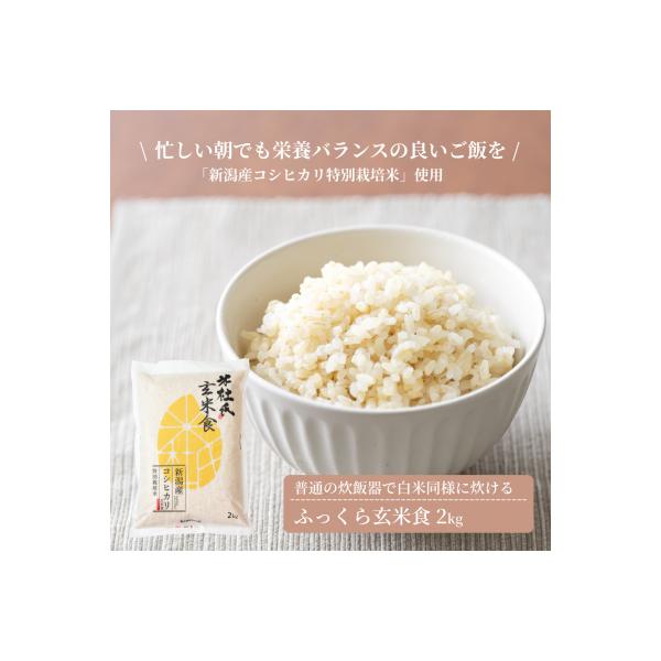 【令和8年産新米】米杜氏 新潟県阿賀野市産 特別栽培米 ふっくら玄米食 2kg