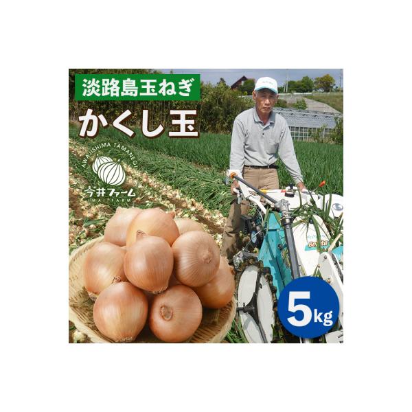 今井ファームの淡路島たまねぎ「かくし玉」 5kg　ai01869