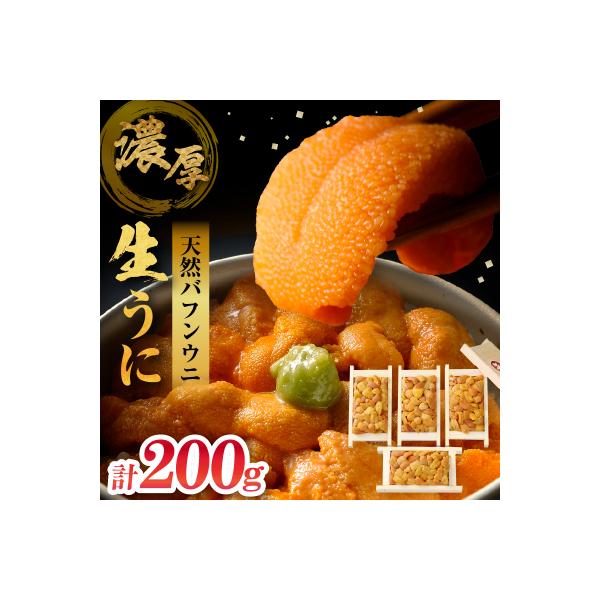 【お試し価格】氷温熟成生うに　200g_H0009-100
