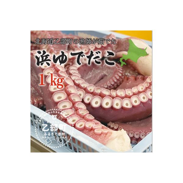 【漁師の浜ゆでたこ　1kg】北海道　乙部町産　活〆　たこ　タコ　蛸