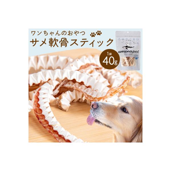 UMINO PET サメ軟骨スティック 40g×1個 [石渡商店 20563943]