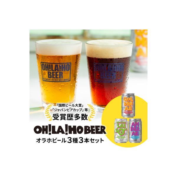 【クラフトビール】3種3本 飲み比べお試しセット(ゴールデンエール、アンバーエール、ヌーベルセゾン)
