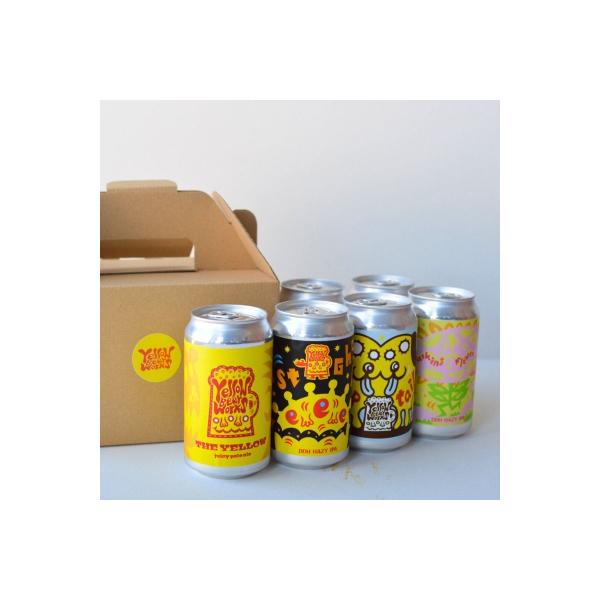 Yellow Beer Worksクラフトビール飲み比べ6缶セットNo.2762