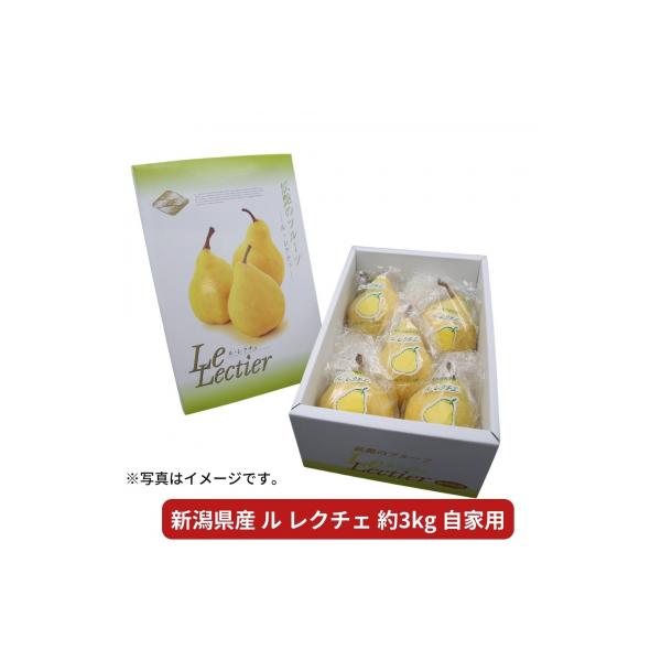 先行受付 ル レクチェ 自家用 3kg 新潟県産 洋梨 ル・レクチェ[岩福農園] 【010P026】