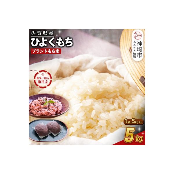 令和7年産 佐賀県産ひよくもち米 5kg(H015221)