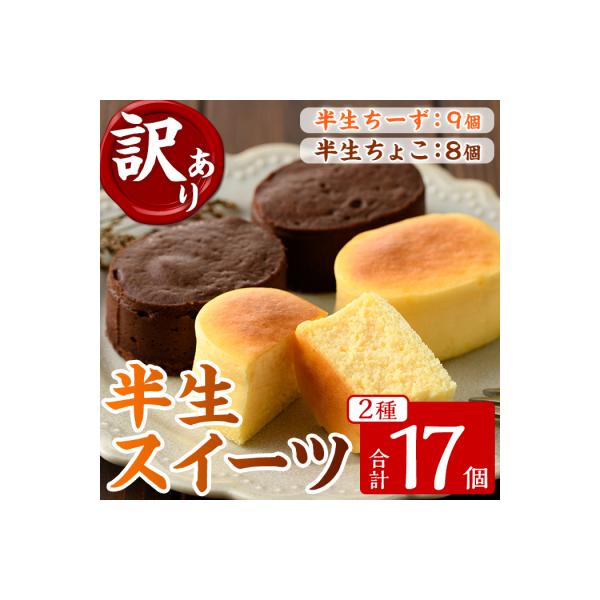 【訳あり】ご自宅用!半生ちーず・半生ちょこ詰合せ　合計17個