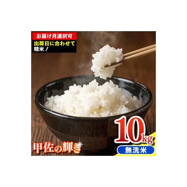 ふるさと納税 甲佐町 令和7年産『甲佐の輝き』無洗米10kg【配送指定可