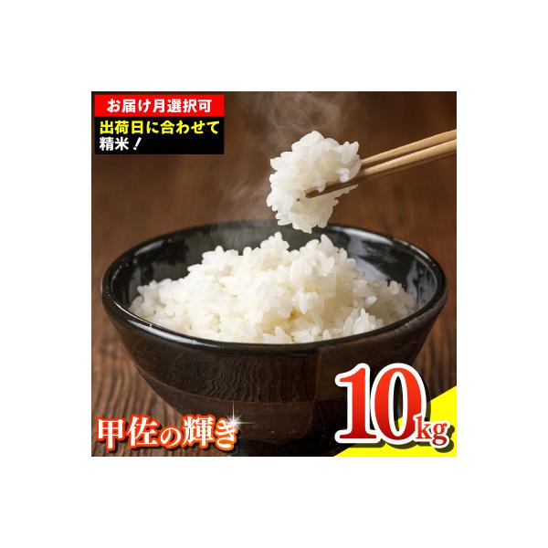 令和7年産【定期便3ヶ月】『甲佐の輝き』精米10kg【配送指定可】【ZL】