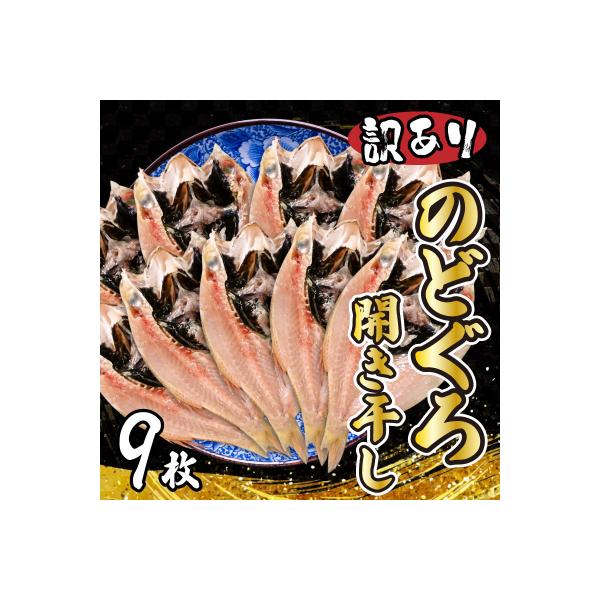 訳あり のどぐろ 開き干し 9枚 下関 高級魚 小サイズ AU304-NT