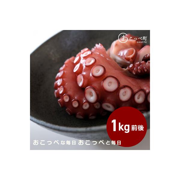 ふるさと納税 興部町 タコ足1kg前後 北海道オホーツク産【21010】