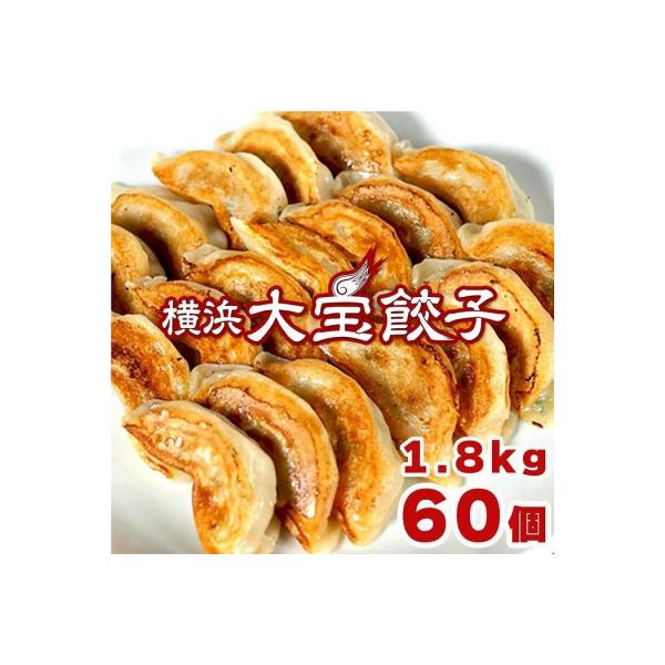 横浜大宝餃子 もちもち肉汁 ジャンボ餃子 60個(30×2)