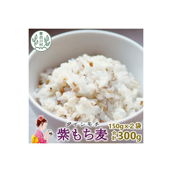 東白川村産 紫もち麦 ダイシモチ お試し 300g 150g×2袋