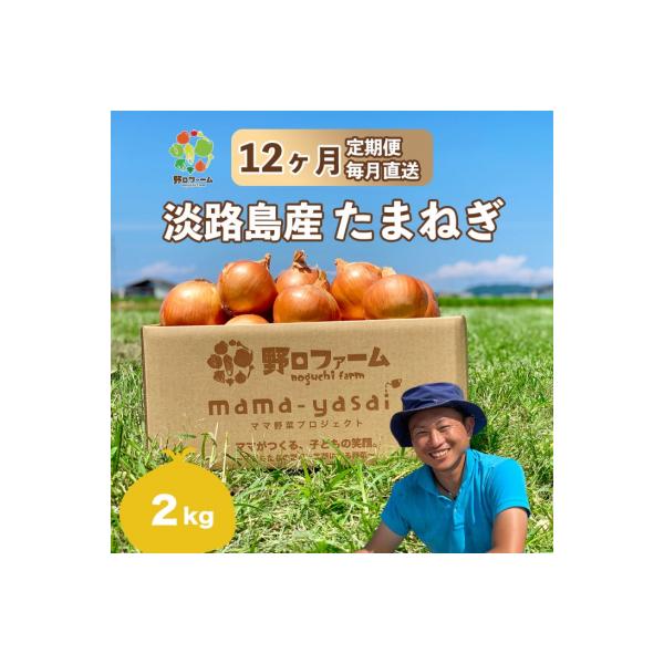 【12回定期便】mama-yasai たまねぎ2kg