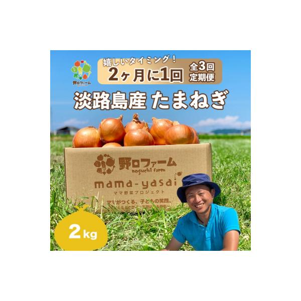 【全3回・2ヶ月に1回定期便】mama-yasai たまねぎ2kg