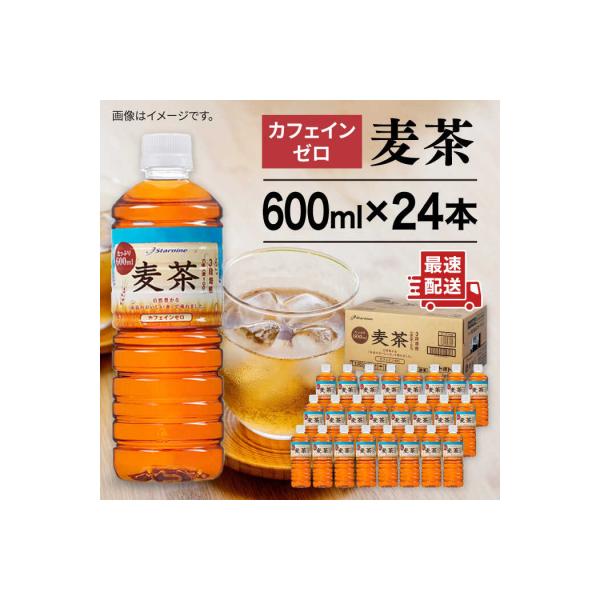 麦茶 600ml × 24本  糸島市/スターナイン お茶 ペットボトル [ARM005]
