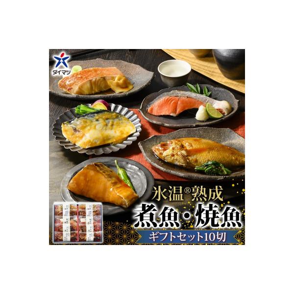 〈山陰大松〉氷温熟成　煮魚・焼魚ギフトセット10切　NYG-10