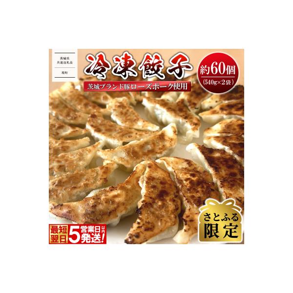 【さとふる限定】 ◎最短翌日発送◎ ローズポーク使用 冷凍餃子 約60個 〈茨城県共通返礼品〉