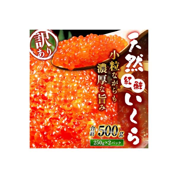 紅鮭いくら醤油漬け 500g (250g×2)冷凍