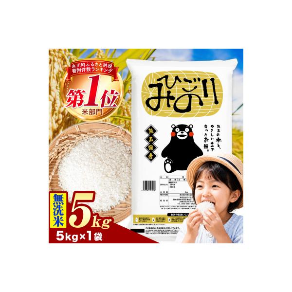 ひごみのり 無洗米 熊本県産 ブレンド米 5kg《1-5日以内に出荷予定(土日祝除く)》