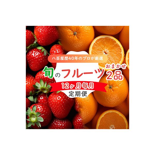 【発送月固定定期便】旬のフルーツセット 季節により厳選した果物を1～2品目　詰め合わせ全12回