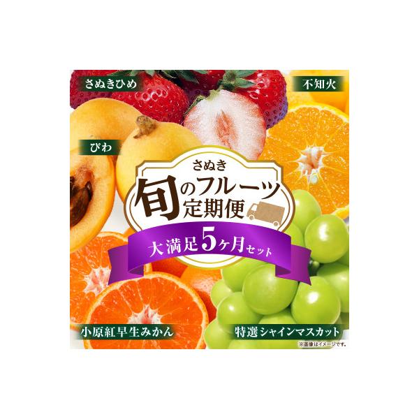 ふるさと納税 三木町 【発送月固定定期便】三木町フルーツ定期便全5回