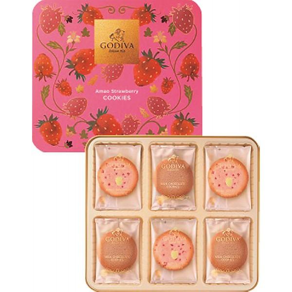 ゴディバ あまおう苺クッキーアソートメント 18枚 1504 内祝 お菓子 菓子折り 洋菓子 クッキー 個包装 手土産 転勤 引っ越し退職 ギフト 贈り物 ご挨拶 ギフトのお店 シャディ 通販 Paypayモール