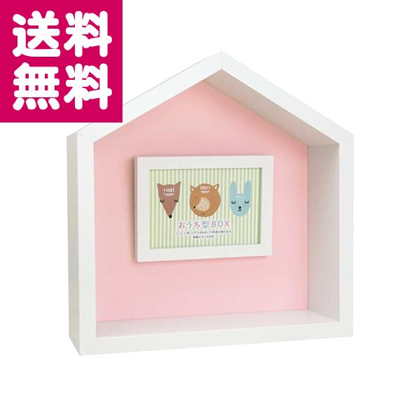 手元供養 飾り台 写真立て おしゃれ ボックスフレーム おうち型 Box ペット L判フレーム付 ホワイト ピンク 送料無料 万丈 A106 376 フイルム 雑貨 写楽 通販 Yahoo ショッピング